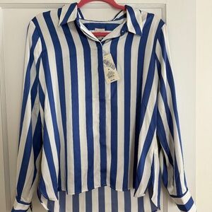 A new day satin button down